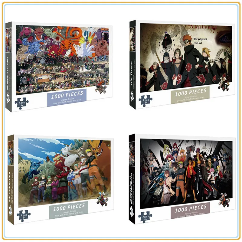 Board Game Template - Anime NARUTO Card Form 1000 Adult