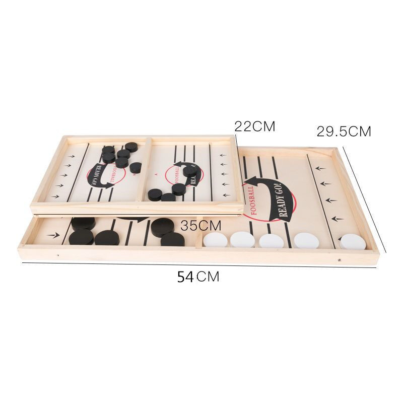 Board Game Quick - Table Hockey Paced Sling Puck Board