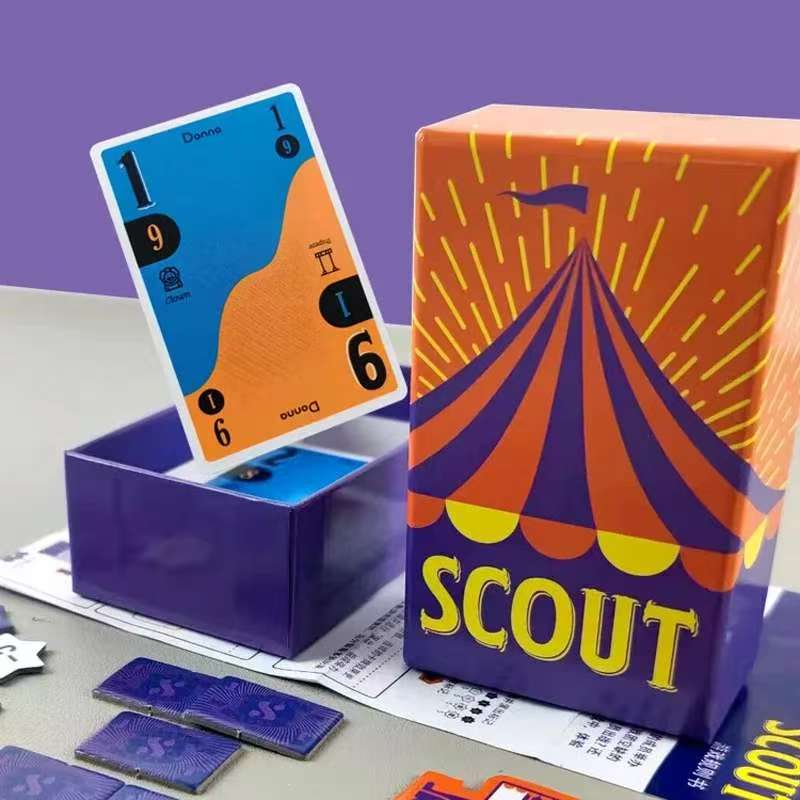 Board Game Template - Scout Card Game Circus Scout Board