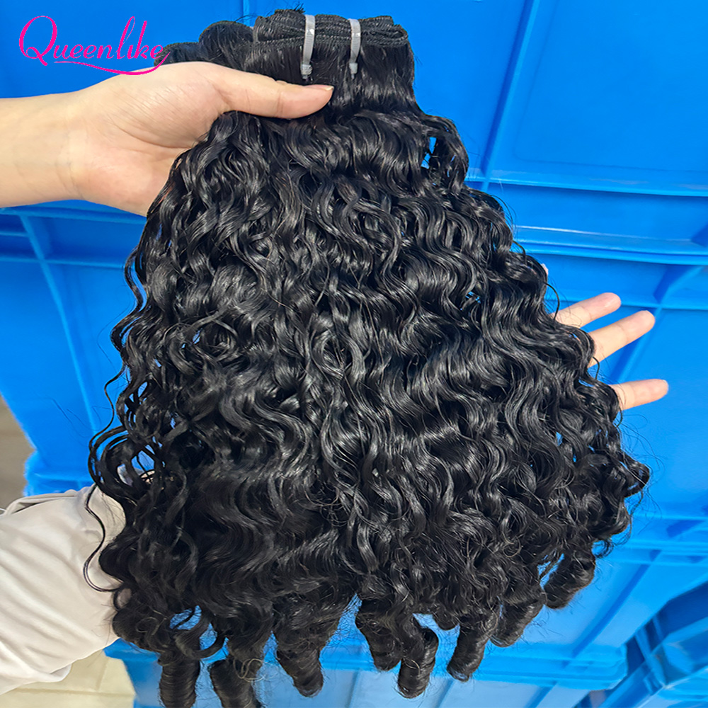 Board Game Queen - Queenlike Burmese Curly Raw Human Hair
