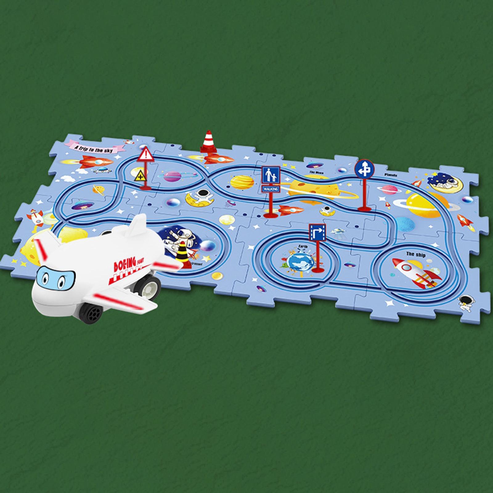 Board Game Race Track - Slot Rail Race Car Track Toys