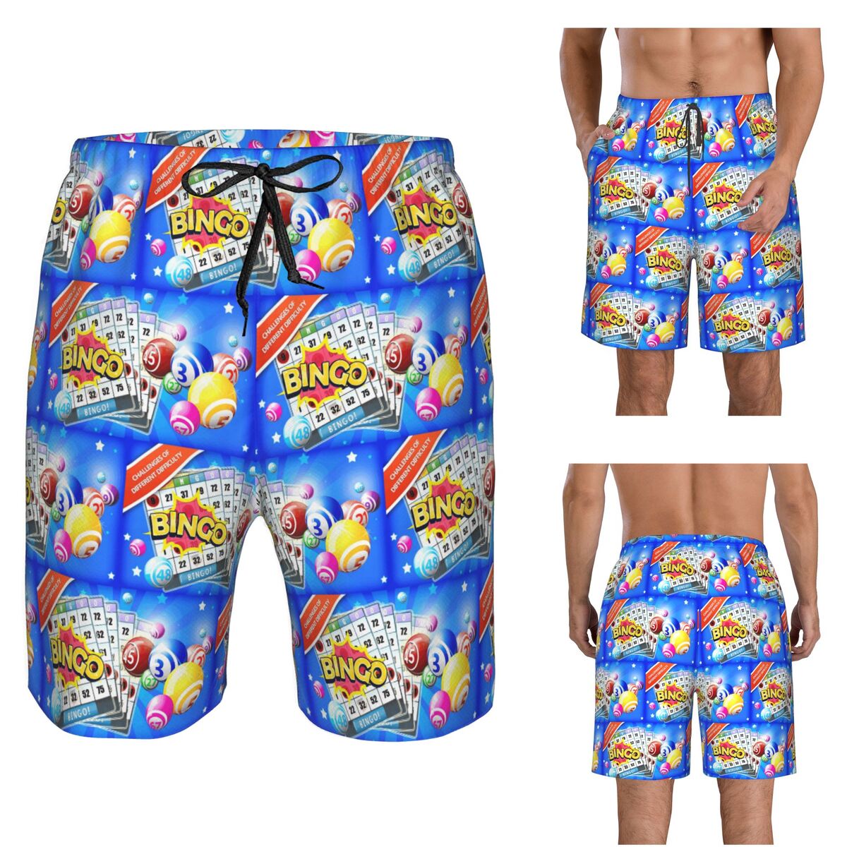 Board Game Quick - Game Bingo Queen Player Trunks Beach