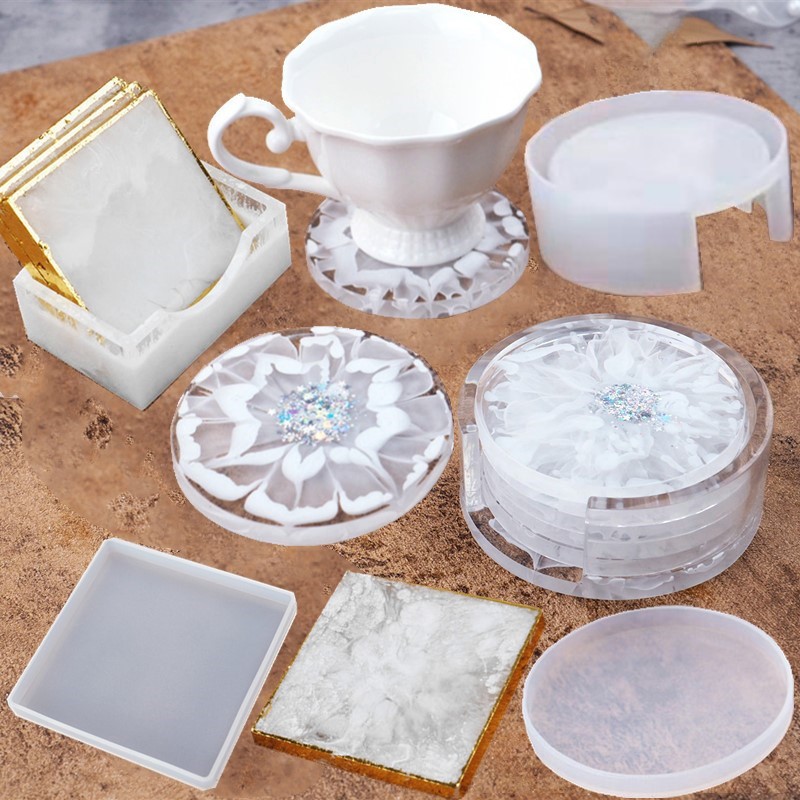 Token Tray Organizer - SNASAN Coaster Cup Mat Silicone Mold