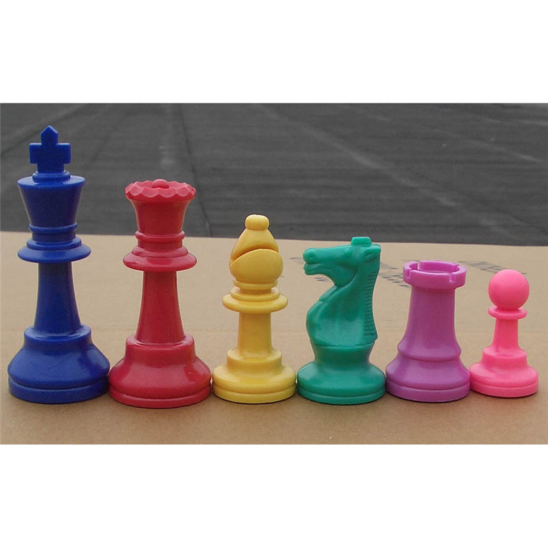 Board Game Queen - Colorful Plastic Chess Pieces 17Pcs Chess