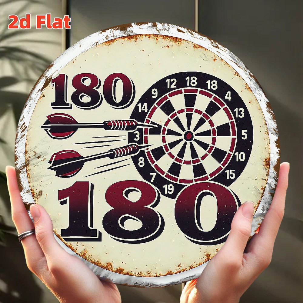 Board Game Template - 2D Flat, Dart Board Wall Decor