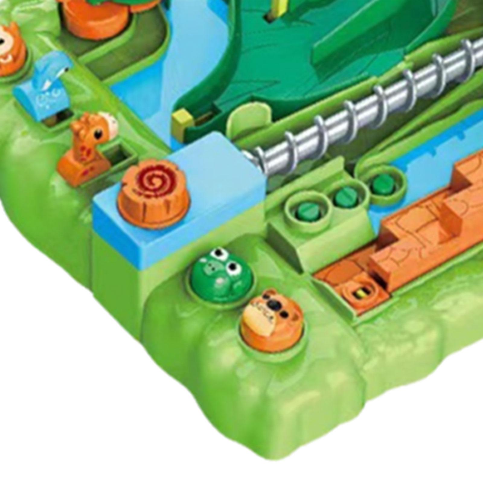 Board Game Race Track - Marble Run Building Blocks Board Game