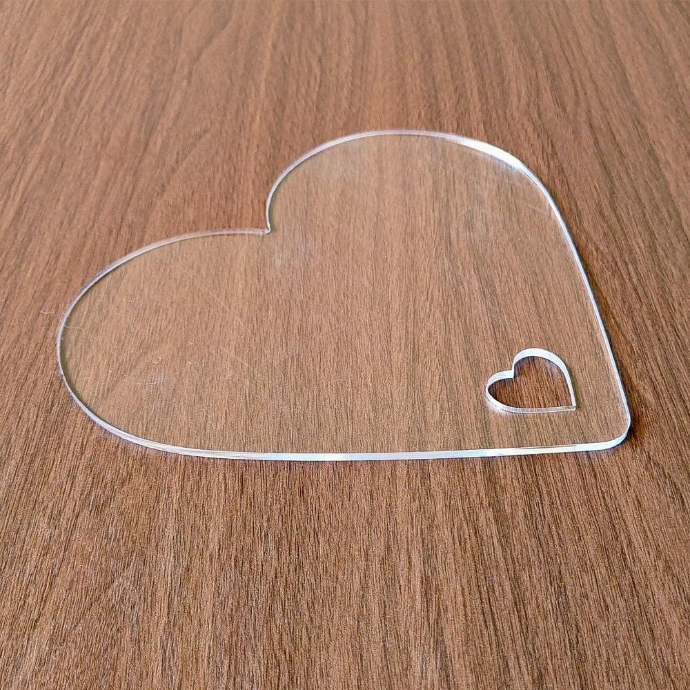 1PC  Acrylic Heart Shaped Rout - Board Game Template review and price