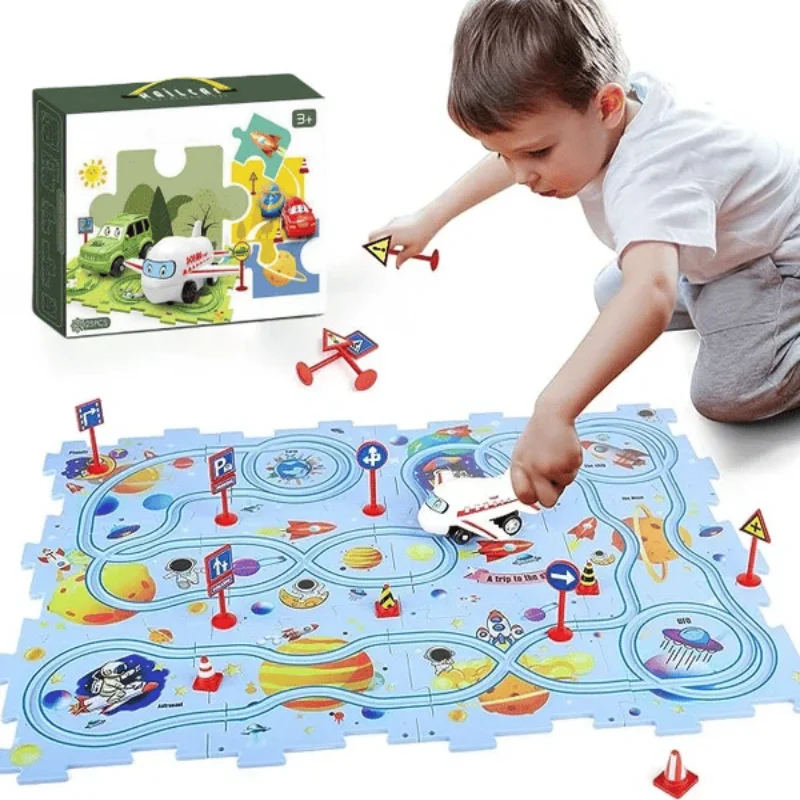 Children's Educational Puzzle  - Board Game Race Track review and price