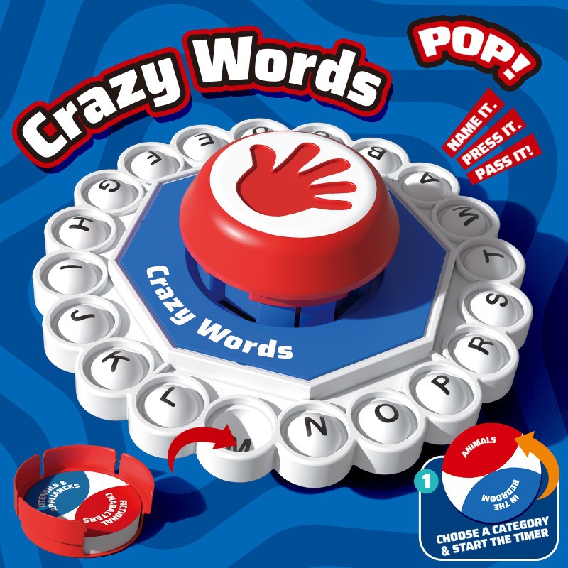 Crazy Words English Board Game - Board Game Quick review and price