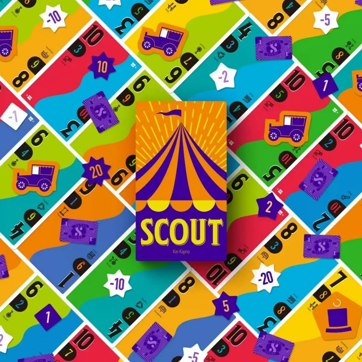 Scout Card Game Circus Scout B - Board Game Template review and price