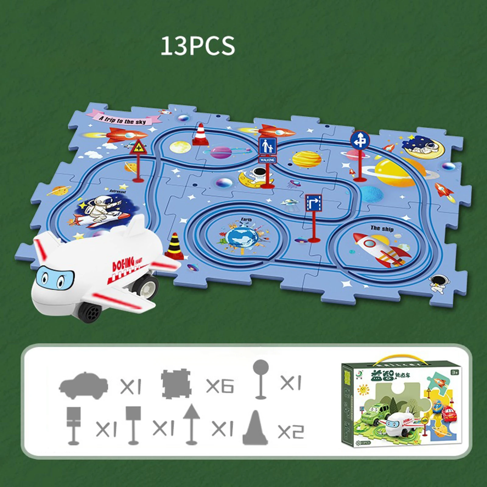 Montessori Kids Electric Rail  - Board Game Race Track review and price