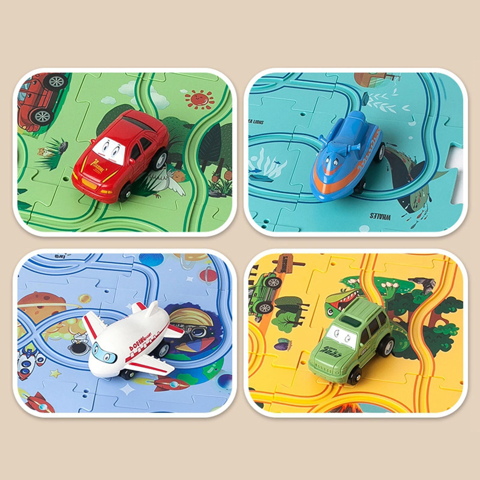 Montessori Kids Electric Rail  - Board Game Race Track review and price
