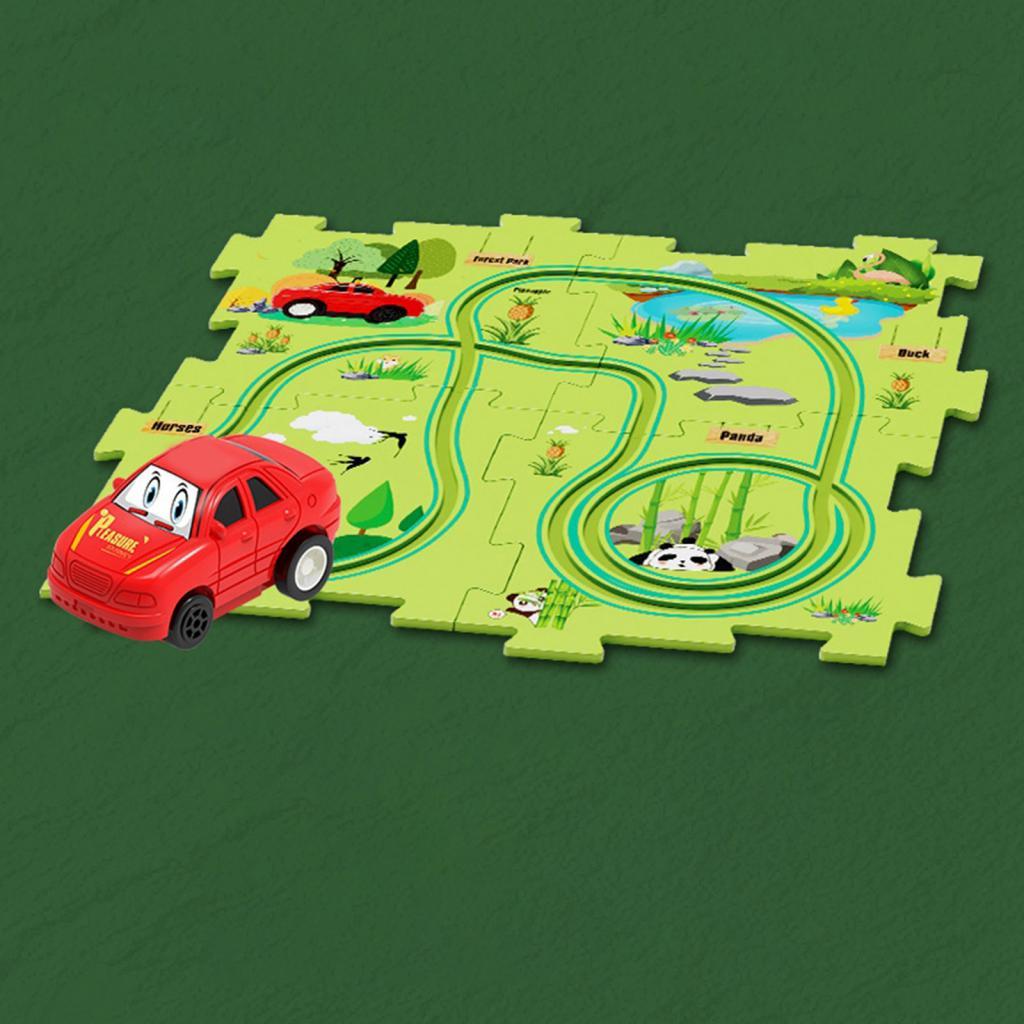Slot Rail Race Car Track Toys  - Board Game Race Track review and price