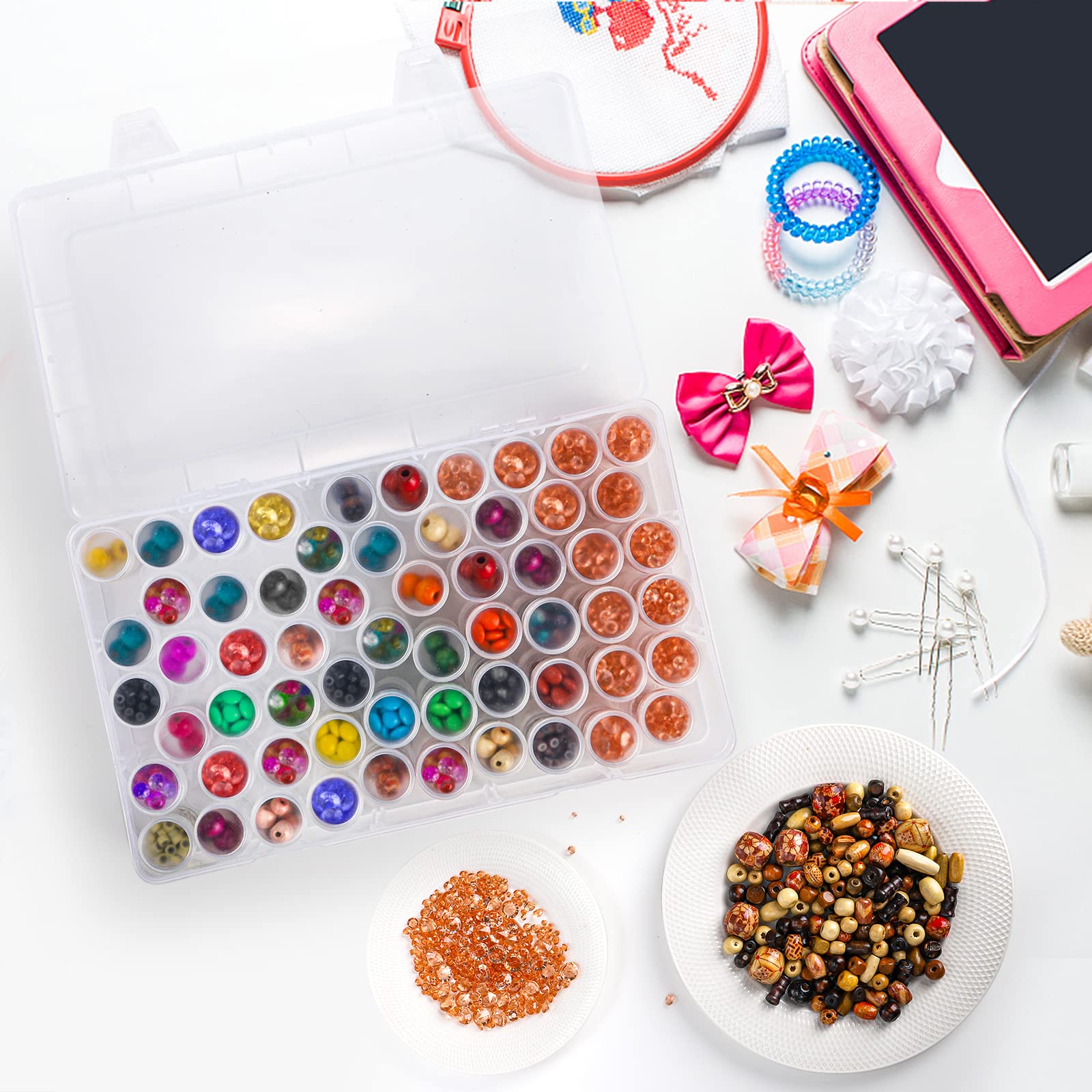 1pc 24/30//38/60 Slots Plastic - Token Tray Organizer review and price