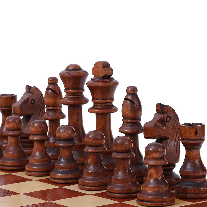 32 Pieces Wooden Chess King He - Board Game Queen review and price
