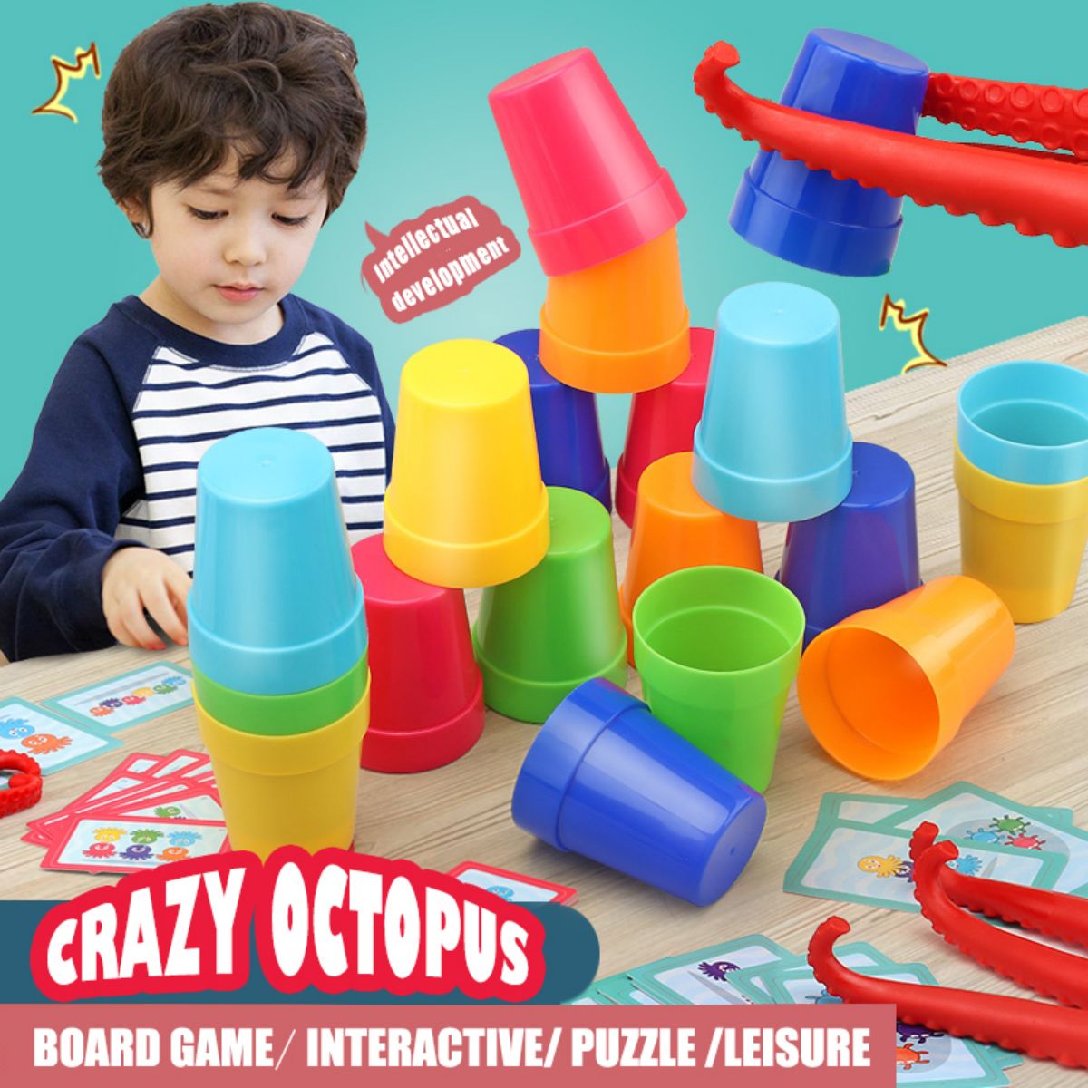 Crazy Octopus Parent-Child Int - Board Game Quick review and price