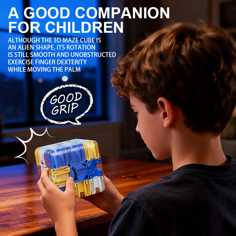 3D Maze Ball Cube Puzzle Toy D - Board Game Race Track review and price