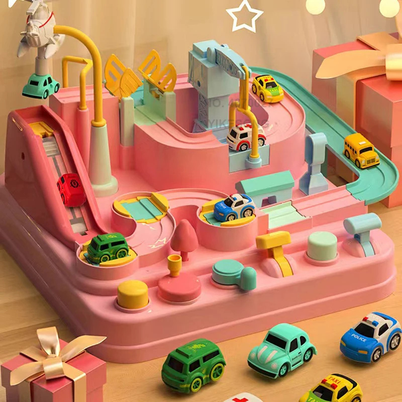 Hot Racing Rail Car Tracks Toy - Board Game Race Track review and price