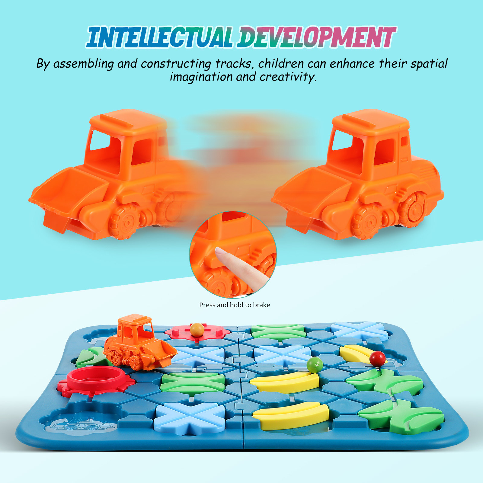 1Set Intellectual Track Buildi - Board Game Race Track review and price