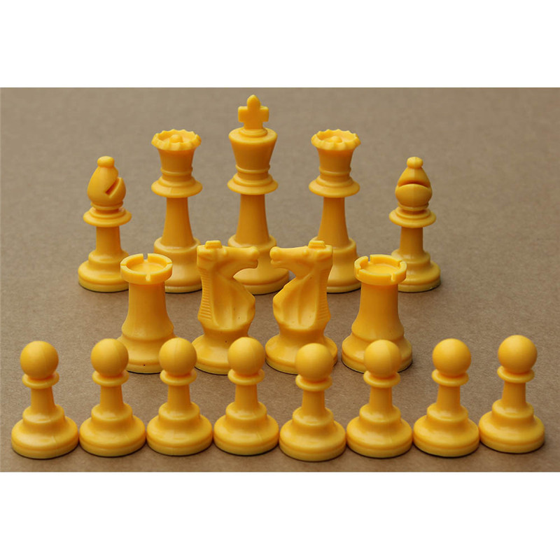 Colorful Plastic Chess Pieces  - Board Game Queen review and price