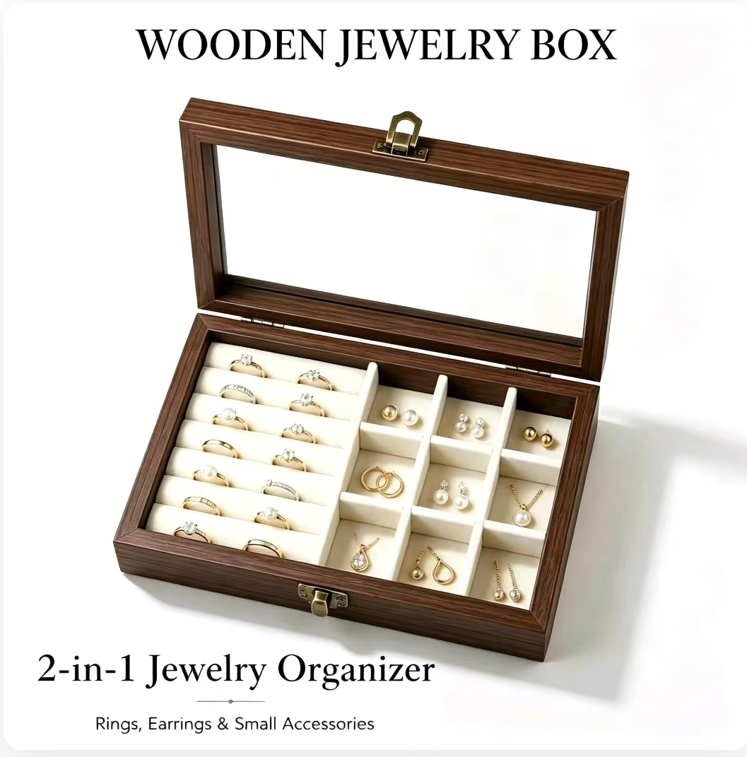 Bedroom Desktop Walnut Pattern - Token Tray Organizer review and price
