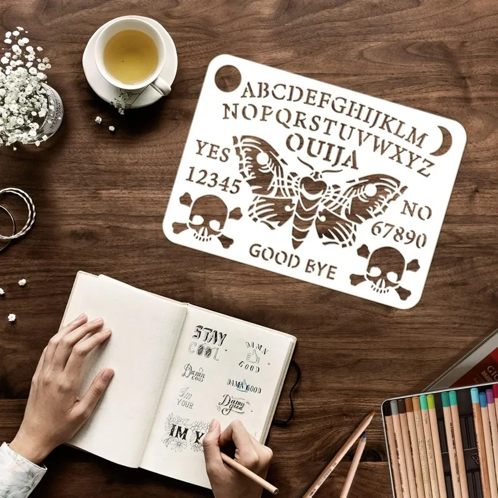 Ouija Board Stencil 8.3x11.7in - Board Game Template review and price