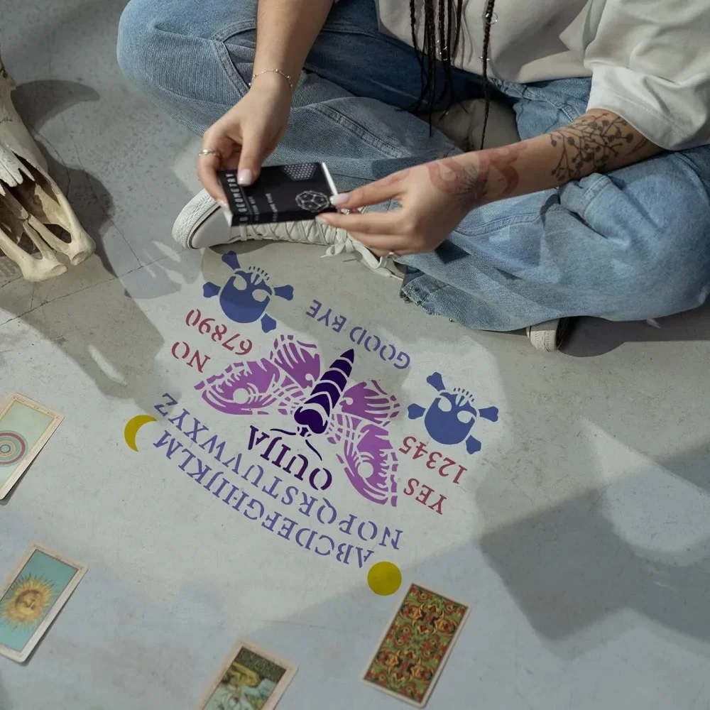 Ouija Board Stencil 8.3x11.7in - Board Game Template review and price