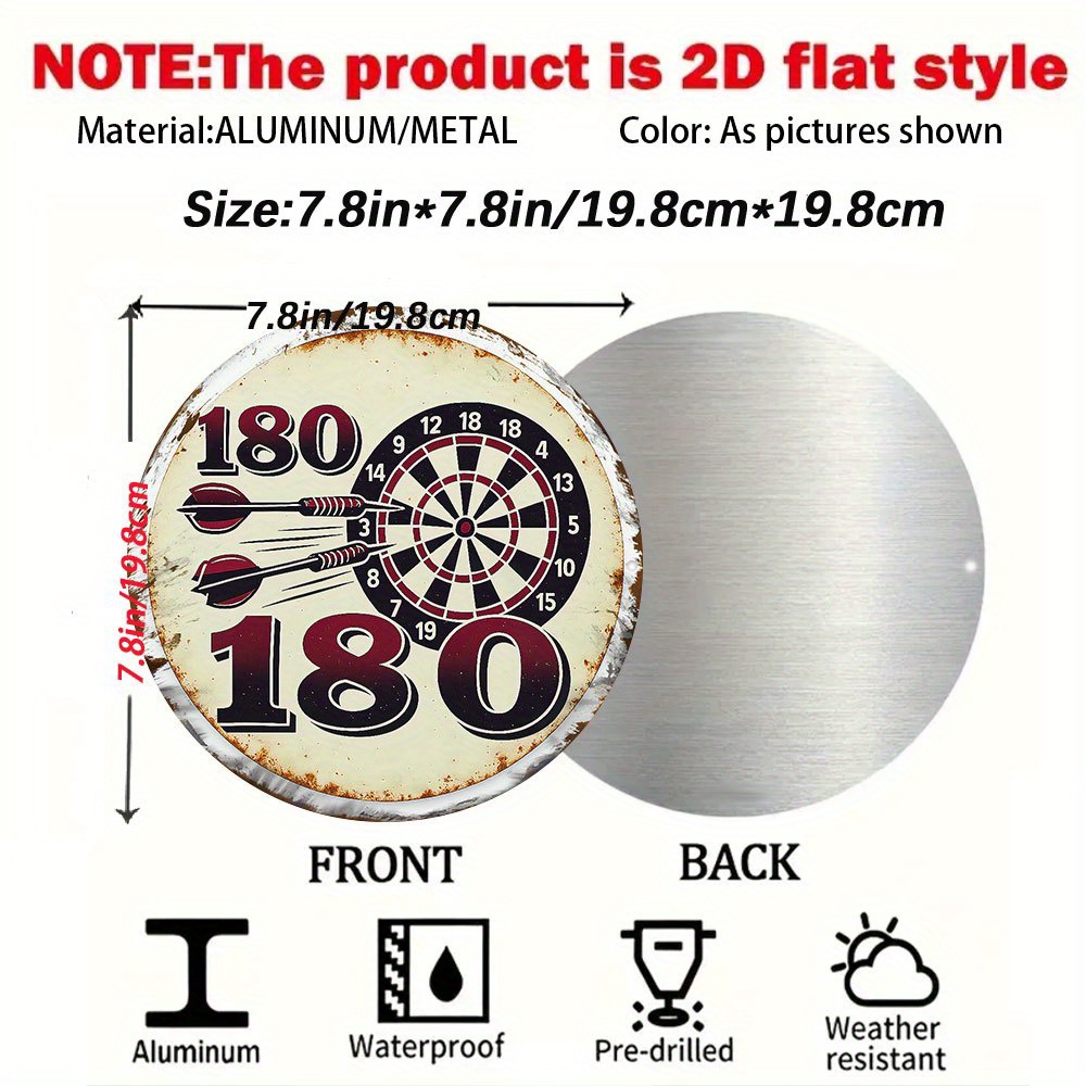 2D Flat, Dart Board Wall Decor - Board Game Template review and price