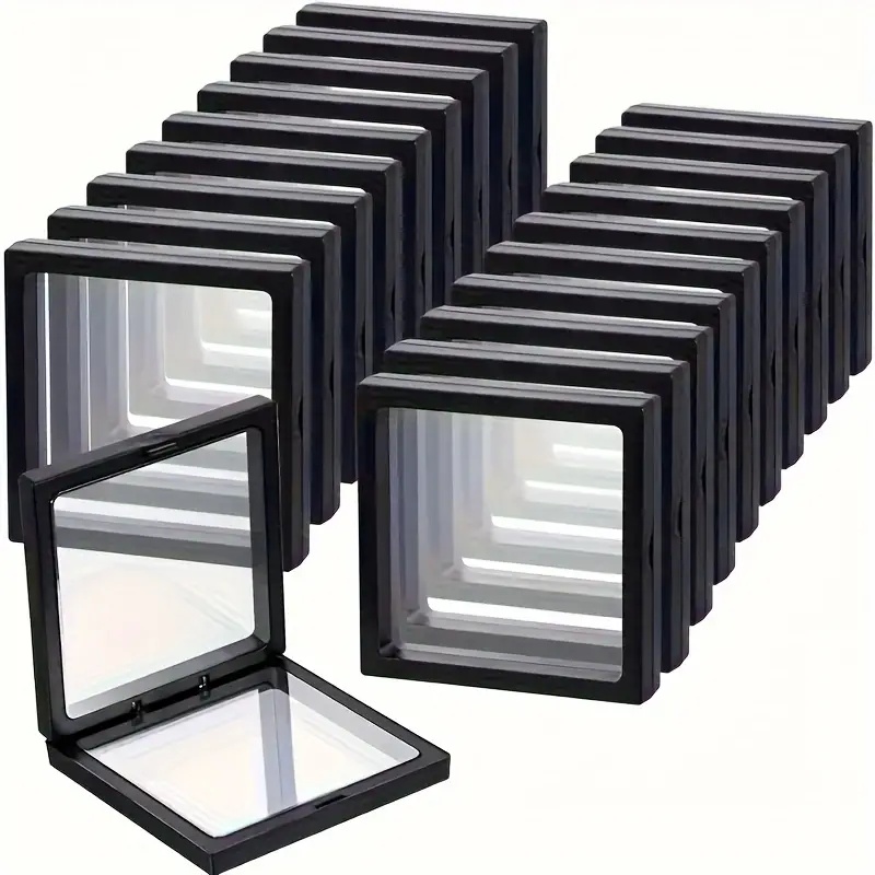 20Pcs Clearview 3D Floating Di - Token Tray Organizer review and price